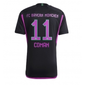 Bayern Munich Kingsley Coman #11 Udebanetrøje 2023-24 Kortærmet