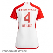 Bayern Munich Matthijs de Ligt #4 Hjemmebanetrøje Dame 2023-24 Kortærmet