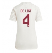 Bayern Munich Matthijs de Ligt #4 Tredjetrøje Dame 2023-24 Kortærmet