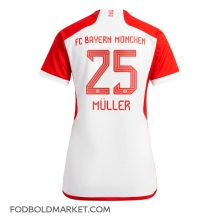 Bayern Munich Thomas Muller #25 Hjemmebanetrøje Dame 2023-24 Kortærmet