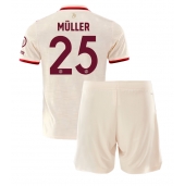 Bayern Munich Thomas Muller #25 Tredjetrøje Børn 2024-25 Kortærmet (+ Korte bukser)