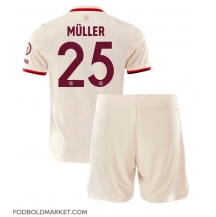 Bayern Munich Thomas Muller #25 Tredjetrøje Børn 2024-25 Kortærmet (+ Korte bukser)