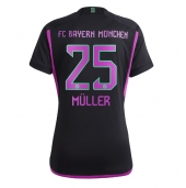 Bayern Munich Thomas Muller #25 Udebanetrøje Dame 2023-24 Kortærmet