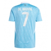 Belgien Kevin De Bruyne #7 Udebanetrøje EM 2024 Kortærmet