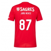 Benfica Joao Neves #87 Hjemmebanetrøje 2024-25 Kortærmet