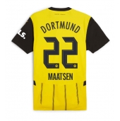 Borussia Dortmund Ian Maatsen #22 Hjemmebanetrøje 2024-25 Kortærmet