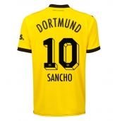 Borussia Dortmund Jadon Sancho #10 Hjemmebanetrøje 2023-24 Kortærmet