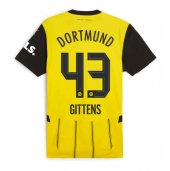 Borussia Dortmund Jamie Bynoe-Gittens #43 Hjemmebanetrøje 2024-25 Kortærmet