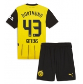 Borussia Dortmund Jamie Bynoe-Gittens #43 Hjemmebanetrøje Børn 2024-25 Kortærmet (+ Korte bukser)