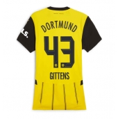 Borussia Dortmund Jamie Bynoe-Gittens #43 Hjemmebanetrøje Dame 2024-25 Kortærmet