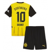 Borussia Dortmund Julian Brandt #10 Hjemmebanetrøje Børn 2024-25 Kortærmet (+ Korte bukser)