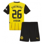 Borussia Dortmund Julian Ryerson #26 Hjemmebanetrøje Børn 2024-25 Kortærmet (+ Korte bukser)