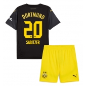 Borussia Dortmund Marcel Sabitzer #20 Udebanetrøje Børn 2024-25 Kortærmet (+ Korte bukser)