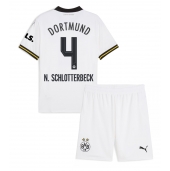 Borussia Dortmund Nico Schlotterbeck #4 Tredjetrøje Børn 2024-25 Kortærmet (+ Korte bukser)