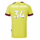 Burnley Jacob Bruun Larsen #34 Udebanetrøje 2023-24 Kortærmet