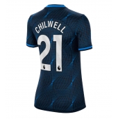 Chelsea Ben Chilwell #21 Udebanetrøje Dame 2023-24 Kortærmet