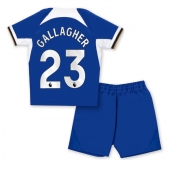 Chelsea Conor Gallagher #23 Hjemmebanetrøje Børn 2023-24 Kortærmet (+ Korte bukser)