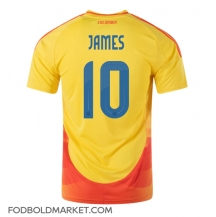 Colombia James Rodriguez #10 Hjemmebanetrøje Copa America 2024 Kortærmet