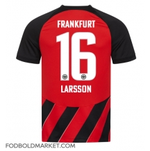 Eintracht Frankfurt Hugo Larsson #16 Hjemmebanetrøje 2023-24 Kortærmet