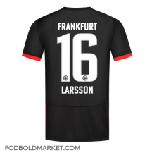 Eintracht Frankfurt Hugo Larsson #16 Udebanetrøje 2024-25 Kortærmet