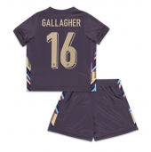 England Conor Gallagher #16 Udebanetrøje Børn EM 2024 Kortærmet (+ Korte bukser)