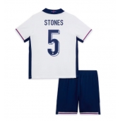 England John Stones #5 Hjemmebanetrøje Børn EM 2024 Kortærmet (+ Korte bukser)