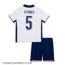 England John Stones #5 Hjemmebanetrøje Børn EM 2024 Kortærmet (+ Korte bukser)