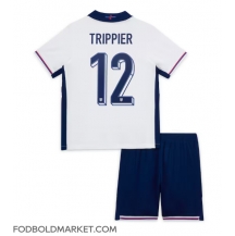 England Kieran Trippier #12 Hjemmebanetrøje Børn EM 2024 Kortærmet (+ Korte bukser)