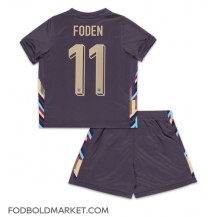 England Phil Foden #11 Udebanetrøje Børn EM 2024 Kortærmet (+ Korte bukser)