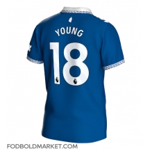 Everton Ashley Young #18 Hjemmebanetrøje 2023-24 Kortærmet