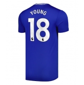 Everton Ashley Young #18 Hjemmebanetrøje 2024-25 Kortærmet