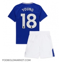 Everton Ashley Young #18 Hjemmebanetrøje Børn 2024-25 Kortærmet (+ Korte bukser)