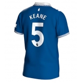 Everton Michael Keane #5 Hjemmebanetrøje 2023-24 Kortærmet