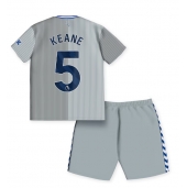 Everton Michael Keane #5 Tredjetrøje Børn 2023-24 Kortærmet (+ Korte bukser)