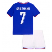 Frankrig Antoine Griezmann #7 Hjemmebanetrøje Børn EM 2024 Kortærmet (+ Korte bukser)