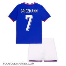 Frankrig Antoine Griezmann #7 Hjemmebanetrøje Børn EM 2024 Kortærmet (+ Korte bukser)