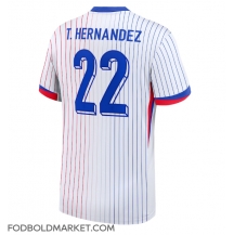 Frankrig Theo Hernandez #22 Udebanetrøje EM 2024 Kortærmet