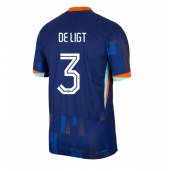 Holland Matthijs de Ligt #3 Udebanetrøje EM 2024 Kortærmet