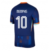 Holland Memphis Depay #10 Udebanetrøje EM 2024 Kortærmet