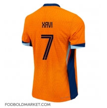 Holland Xavi Simons #7 Hjemmebanetrøje EM 2024 Kortærmet