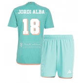 Inter Miami Jordi Alba #18 Tredjetrøje Børn 2024-25 Kortærmet (+ Korte bukser)