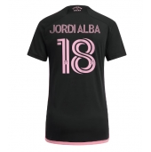 Inter Miami Jordi Alba #18 Udebanetrøje Dame 2023-24 Kortærmet