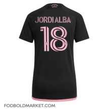 Inter Miami Jordi Alba #18 Udebanetrøje Dame 2024-25 Kortærmet