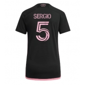 Inter Miami Sergio Busquets #5 Udebanetrøje Dame 2023-24 Kortærmet