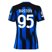 Inter Milan Alessandro Bastoni #95 Hjemmebanetrøje Dame 2023-24 Kortærmet