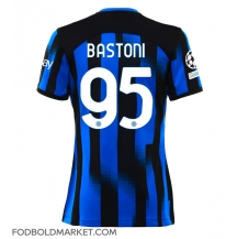 Inter Milan Alessandro Bastoni #95 Hjemmebanetrøje Dame 2023-24 Kortærmet