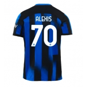 Inter Milan Alexis Sanchez #70 Hjemmebanetrøje 2023-24 Kortærmet