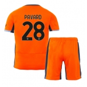 Inter Milan Benjamin Pavard #28 Tredjetrøje Børn 2023-24 Kortærmet (+ Korte bukser)