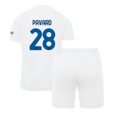 Inter Milan Benjamin Pavard #28 Udebanetrøje Børn 2023-24 Kortærmet (+ Korte bukser)