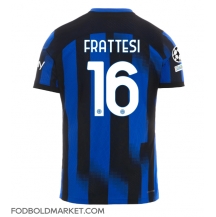 Inter Milan Davide Frattesi #16 Hjemmebanetrøje 2023-24 Kortærmet